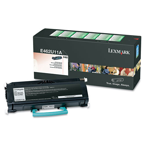 Lexmark E462U11A Return Program Extra High-Yield Toner, 18,000 Page Yield, Black