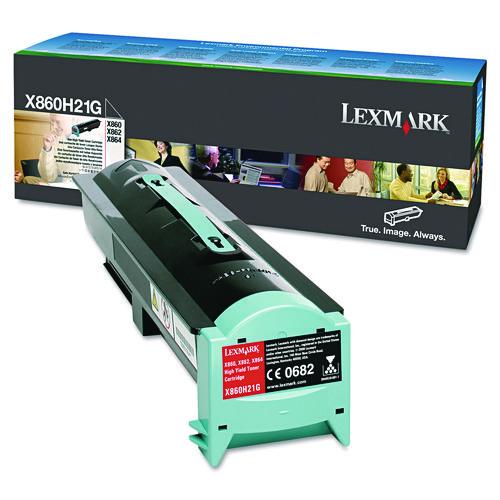 Lexmark X860H21G High-Yield Toner, 35,000 Page Yield, Black