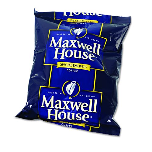 Maxwell House Coffee, Regular Ground, 1.2 oz Special Delivery Filter Pack, 42/Carton