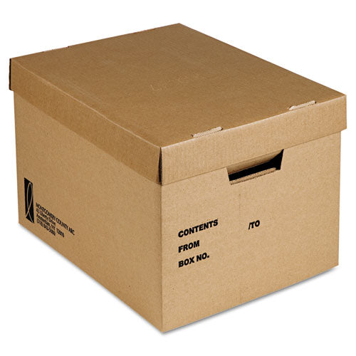 AbilityOne 8115014554036, SKILCRAFT File Storage Box, Letter Files, 12" x 15" x 10", Kraft, 25/Bundle