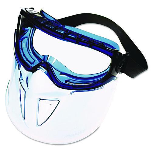KleenGuard V90 Series Face Shield, Blue Frame, Clear Lens