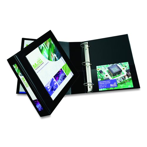 AbilityOne 7510017035693, SKILCRAFT Framed Slant-D Ring View Binder, 3 Rings, 3" Capacity, 11 x 8.5, Black
