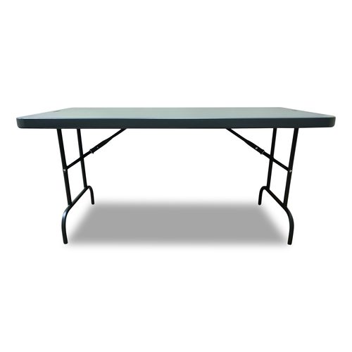 AbilityOne 7110017110901, SKILCRAFT Blow Molded Folding Tables, Rectangular, 60w x 30d x 29h, Charcoal Gray