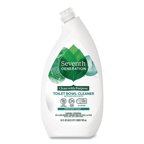 Seventh Generation Toilet Bowl Cleaner, Fresh Mint Scent, 24 oz Bottle