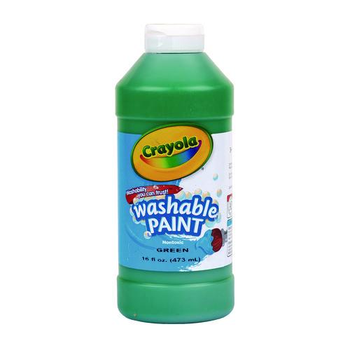 Crayola Washable Paint, Green, 16 oz Bottle