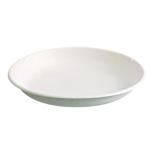 Eco-Products Vanguard Worldview Renewable and Compostable Sugarcane Take-Out Containers, 34.1 oz, 9 x 9 x 1.25, White, 400/Carton