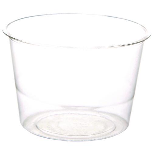Eco-Products Renewable and Compostable Portion Cups, 4 oz, Plastic, Clear, 100/Pack, 20 Packs/Carton