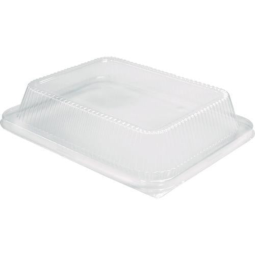 HFA High Dome Lid for Aluminum Steam Table Pans, Fits Half-Size High Dome Pan, 10.75 x 13.12, 100/Carton