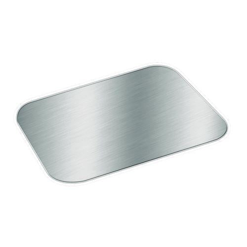 HFA Foil Laminated Board Lids, Fits 2061/2062, 5.88 x 8.44, Aluminum, 500/Carton