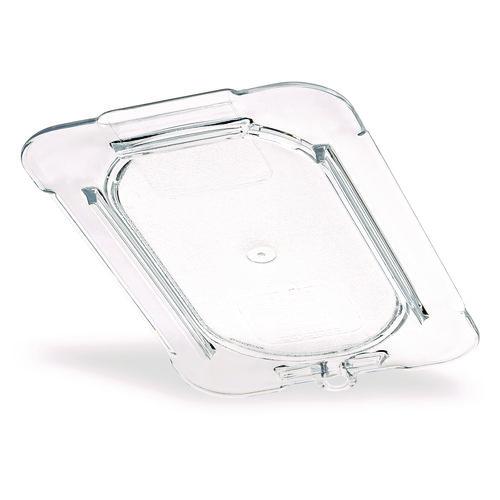 Carlisle StorPlus Polycarbonate Flat Universal Lid, 4.31 x 6.88 x 0.44, Clear, Plastic