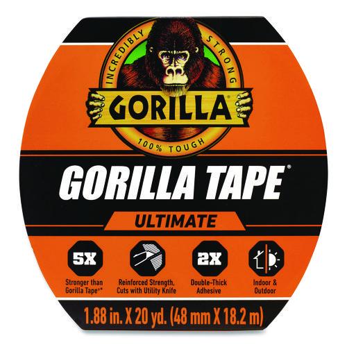 Gorilla Ultimate Tape, 3" Core, 1.88" x 20 yd, Black