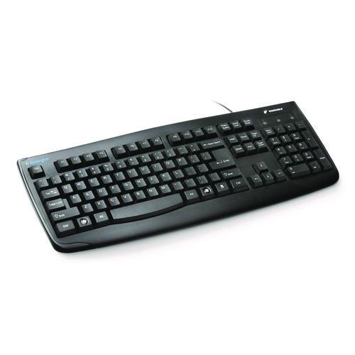 Kensington Pro Fit USB Washable Keyboard, 104 Keys, Black