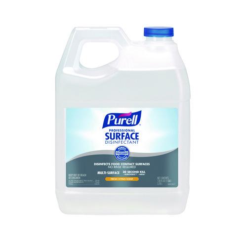 PURELL Professional Surface Disinfectant, Fresh Citrus Scent, 1 gal Bottle