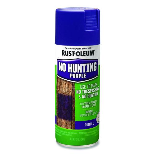 Rust-Oleum Specialty No Hunting Purple Spray Paint, Flat No Hunting Purple, 12 oz Aerosol Can