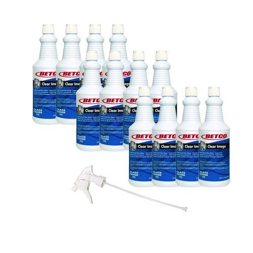 Betco Clear Image Glass and Surface Cleaner, 32 oz Bottle, 12/Carton