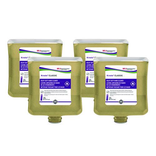 SC Johnson Professional Kresto Classic Heavy Duty Hand Cleaner Manual Cartridge Refill, Fougere Scent, 2 L, 4/Carton