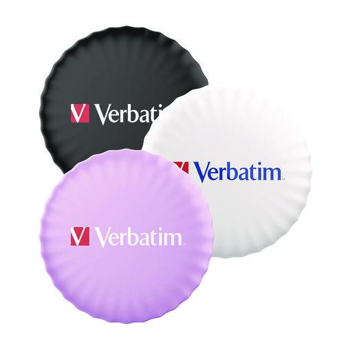 Verbatim My Finder Bluetooth Coin Tracker for Apple iOS, Black/Purple/White, 3/Pack