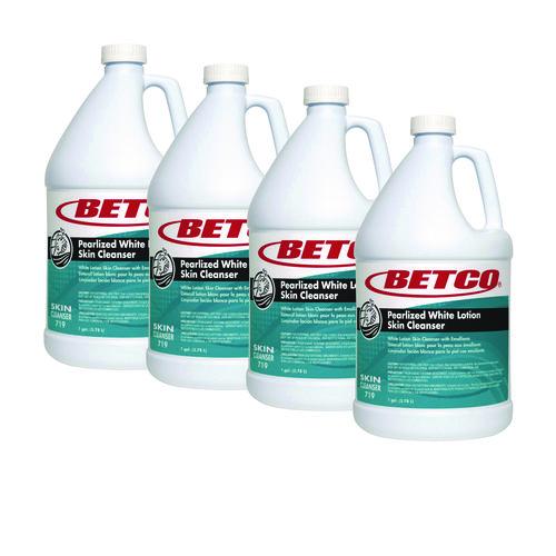 Betco Pearlized White Lotion Skin Cleanser, Tropical Hibiscus Scent, 1 gal, 4/Carton