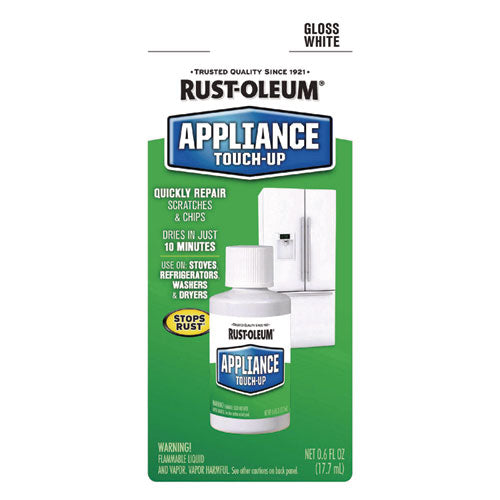 Rust-Oleum Specialty Gloss White Appliance Epoxy Touch, Gloss White, 0.6 oz Bottle