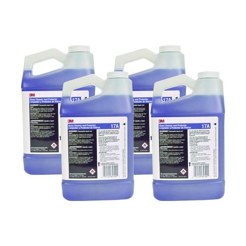 3M Glass Cleaner and Protector Concentrate, 2 L Bottle, 4/Carton