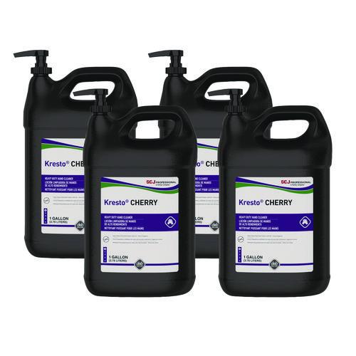 SC Johnson Professional Kresto Cherry Heavy Duty Hand Cleaner Manual Cartridge, Cherry Scent, 1 gal, 4/Carton
