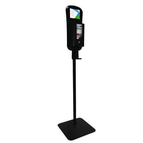 Diversey IntelliCare Hybrid Dispenser Floor Stand, 60.6" h, Black