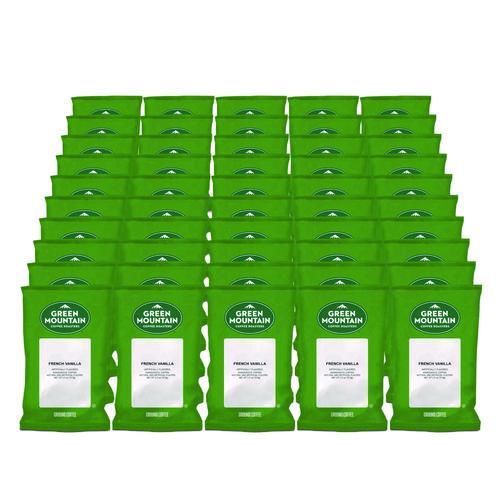 Green Mountain Coffee French Vanilla Coffee Fraction Packs, 2.2 oz, 50/Carton