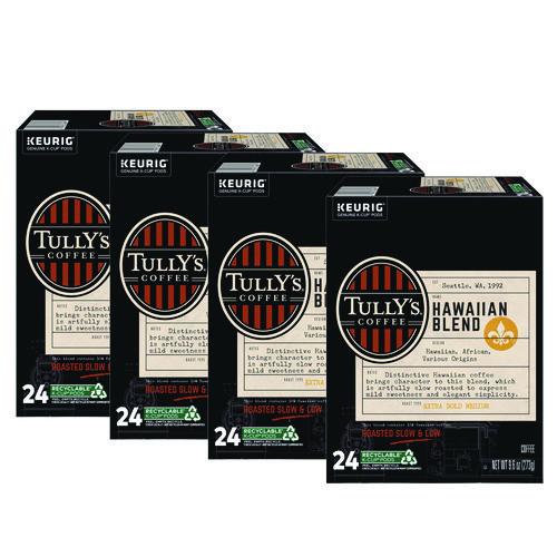 Tully's Coffee Hawaiian Blend Coffee K-Cups, 96/Carton