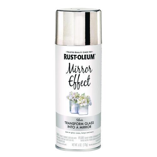 Rust-Oleum Specialty Mirror Effect Spray Paint, High Gloss Mirror, 6 oz Aerosol Can