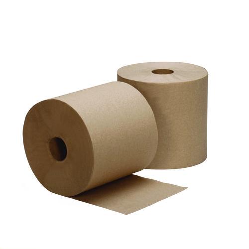 AbilityOne 8540016671043, SKILCRAFT Hardwound Roll Paper Towel, 1-Ply, 8" x 1,000 ft, Brown, 6/Carton