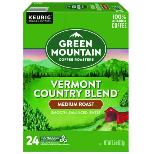 Green Mountain Coffee Vermont Country Blend Coffee K-Cups, 24/Box