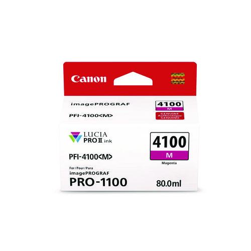 Canon 6779C002AA (PFI-4100) High-Yield Ink, Magenta