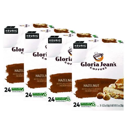 Gloria Jean's Hazelnut Coffee K-Cups, 96/Carton