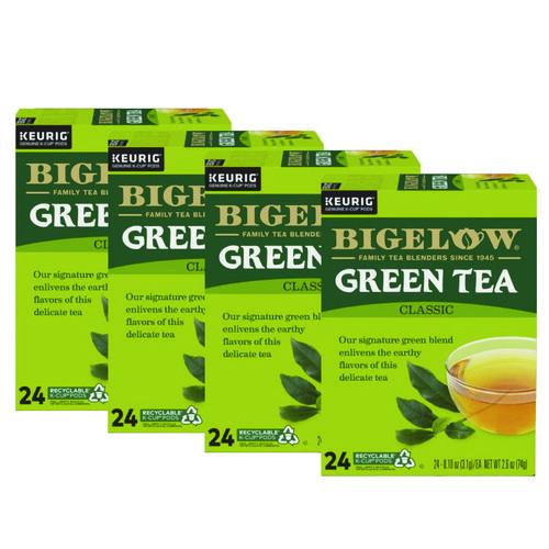 Bigelow Green Tea K-Cup Pack, 24/Box, 4 Box/Carton