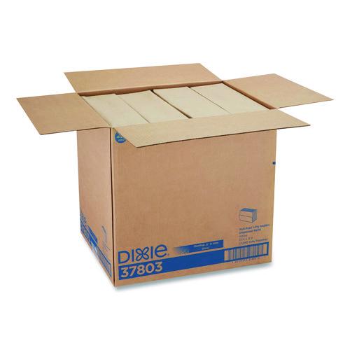 Dixie Interfold Napkin Refills, 1-Ply, 13 x 12, White, 600 Napkins/Pack,12 Packs/Carton