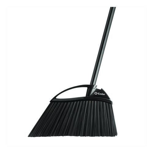 O-Cedar Outdoor PowerCorner Angle Broom, 55" Length, Black/Gray