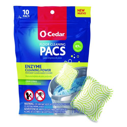 O-Cedar Cleaning PACS, Crisp Citrus Scent, 10/Pack