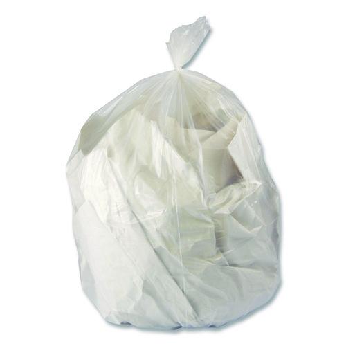 Heritage Linear Low-Density Can Liners, 16 gal, 0.5 mil, 24" x 32", Clear, 500/Carton