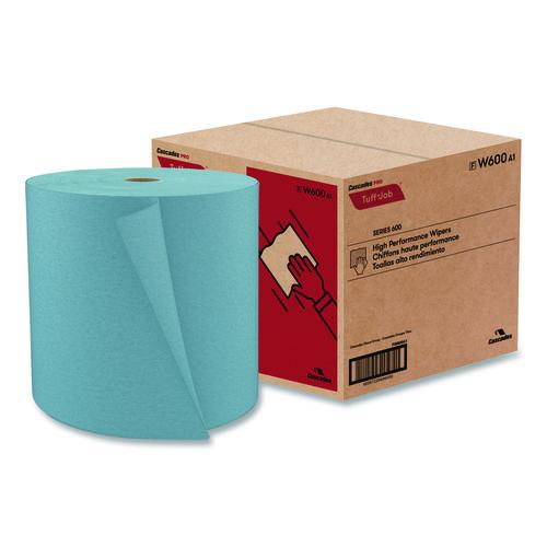 Cascades PRO Tuff-Job Spunlace Towels, Blue, Jumbo Roll, 12 x 13, 955/Roll