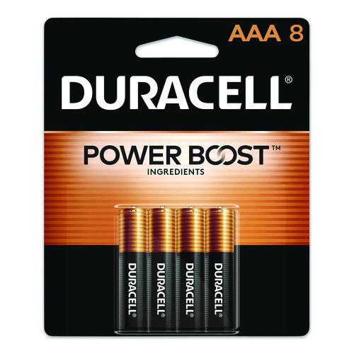 Duracell POWER BOOST Coppertop Alkaline AAA Batteries, 8/Pack, 40 Packs/Carton