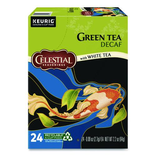 Celestial Seasonings Decaffeinated Green Tea K-Cups, 24/Box