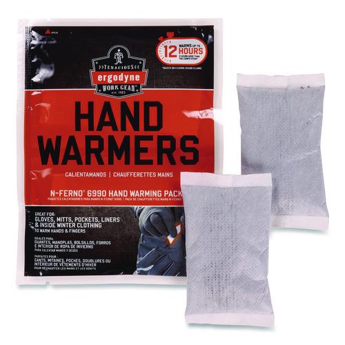 ergodyne N-Ferno 6990 Hand Warming Packs, 40 Pairs, Individually Packaged