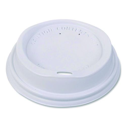 FLAVIA Hot Beverage Paper Cup Lids 10 oz, Fits FLAVIA 10 oz Paper Cup, White, 100/Sleeve, 10 Sleeves/Carton