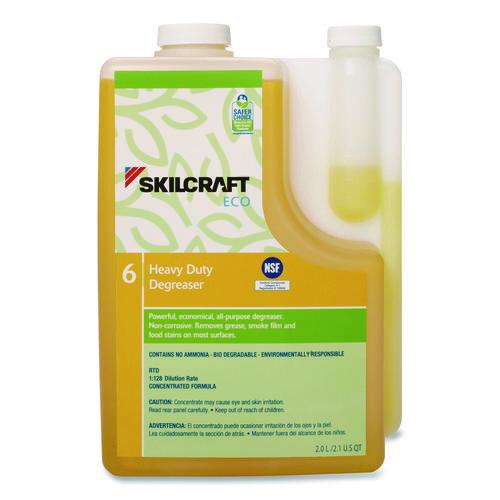 AbilityOne 7930017149188, SKILCRAFT ECO Neutral Floor Cleaner Concentrate, 2 L Bottle, 4/Pack