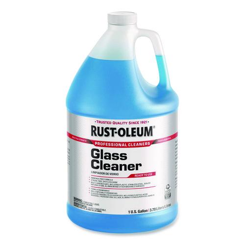Rust-Oleum Professional Glass Cleaner, 1 gal Jug, 4/Carton