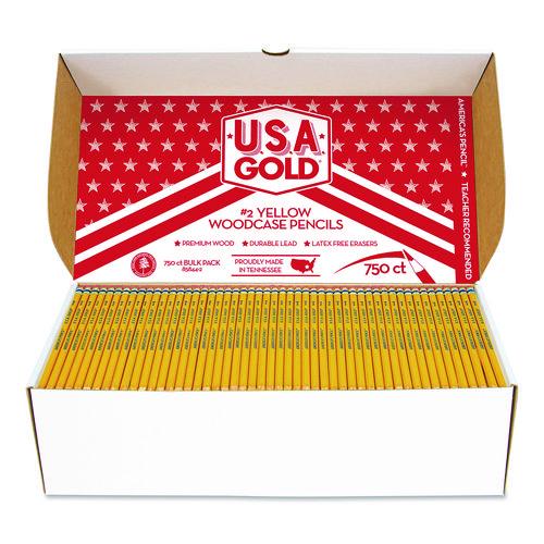 Cra-Z-Art School Pencils, HB (#2), Black Lead, Yellow Barrel, 750/Box