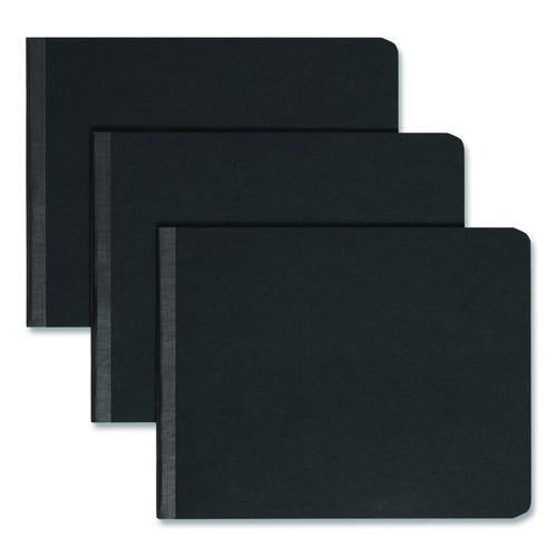 Smead Prong Fastener Premium Pressboard Report Cover, Two-Piece Prong Fastener, 2" Capacity, 8.5 x 11, Black/Black