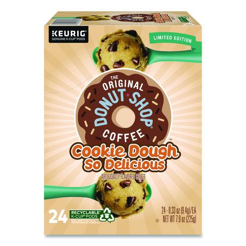 The Original Donut Shop Cookie Dough So Delicious K-Cups, 0.3 oz K-Cup, 24/Box