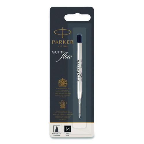 Parker Refill for Parker Ballpoint Pens, Medium Conical Tip, Black Ink