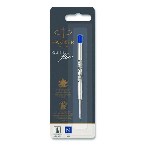Parker Refill for Parker Ballpoint Pens, Medium Conical Tip, Blue Ink